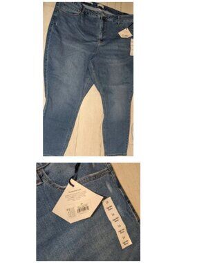 NWT AVA VIV Jeans Skinny High Rise Fitted Hip Thigh Womens Plus Size  Size 26 R